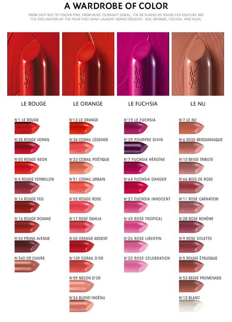 ysl lipstick malaysia website|ysl lipstick color chart.